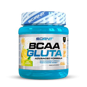 BCAA GLUTA (500 g y 1 kg) - Aminoácidos ramificados en polvo, en 3 sabores