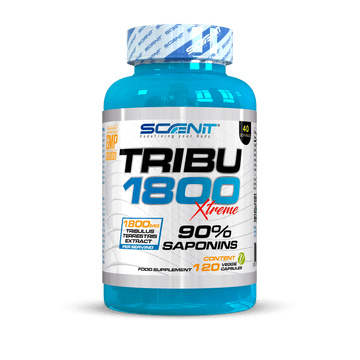 Tribu 1800 XTREME - Tribulus terrestris 90% saponinas en 120 cápsulas veganas