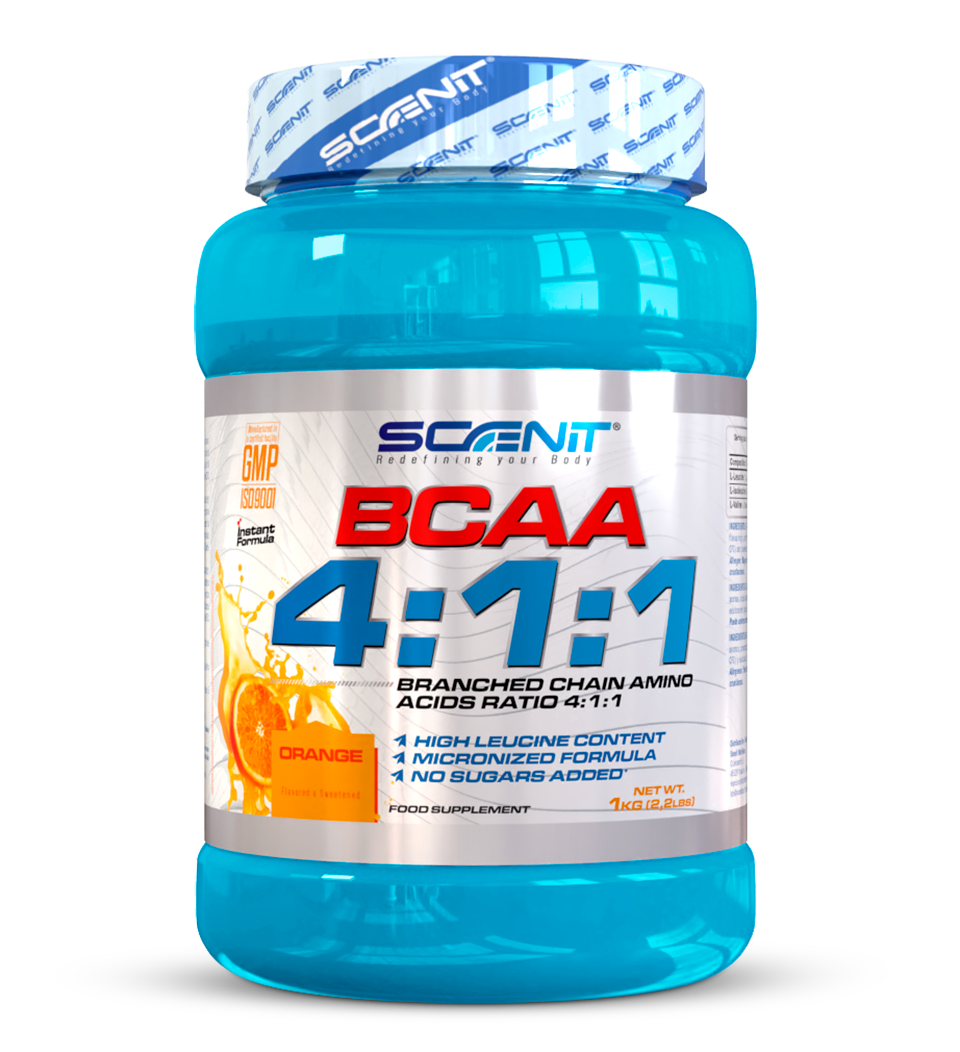 BCAA 4:1:1 - Aminoácidos en polvo saborizados - Scenit Nutrition