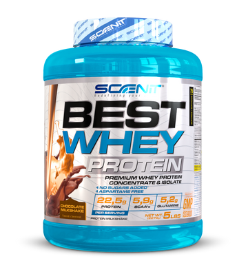 Best Whey Protein - Aislado y concentrado de proteína (908 g y 2,27 kg) - Scenit Nutrition