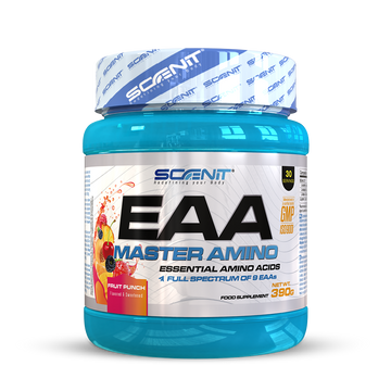 EAA Master Amino - 390 g - Aminoácidos esenciales, 9 EAAs en 2 increíbles sabores