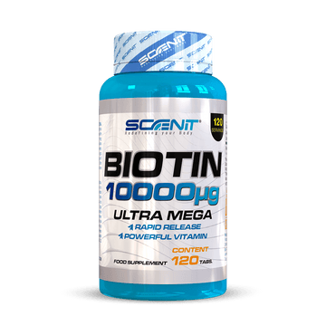 Biotin 10000 µg - Biotina en 120 tabletas