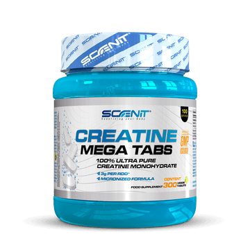 Creatine Mega Tabs - 300 comprimidos - Creatina Monohidratada en tabletas
