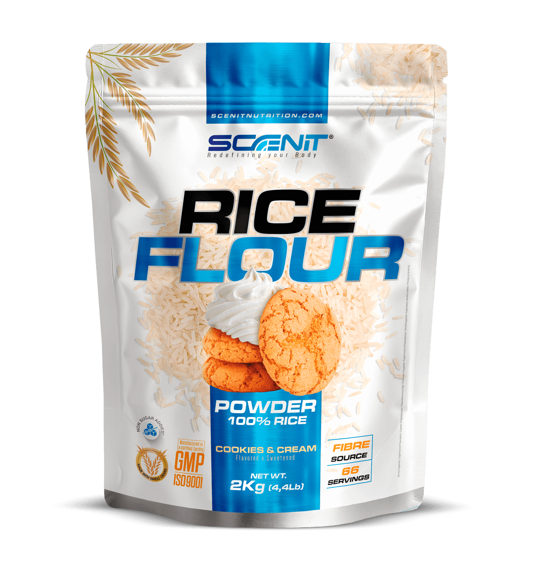 Rice Flour - 2 kg - Harina de arroz con sabores - Fuente de Fibra