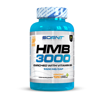 HMB 3000 con Vitamina B6 en cápsulas - 120 cápsulas veganas