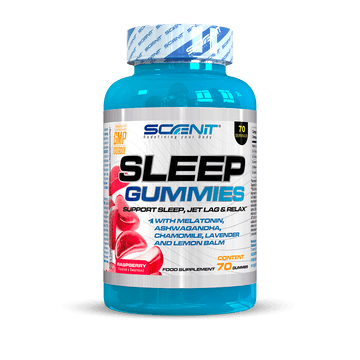 SLEEP Gummies - 70 Gominolas para dormir - 5 ingredientes clave - Con melatonina 1 mg