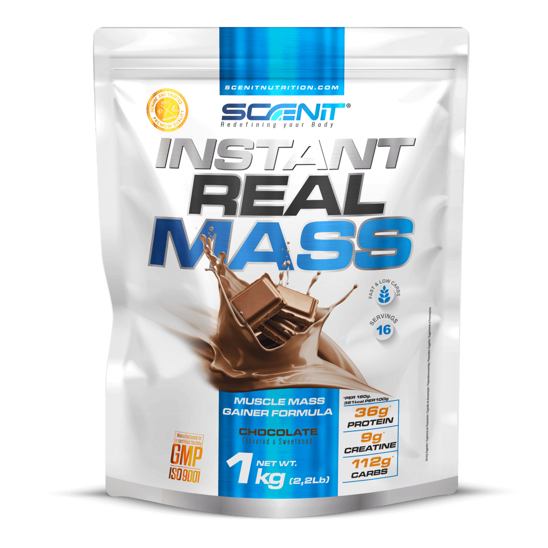 Instant Real Mass - Ganador de masa (2,72 kg, 3,8 kg, 7 kg) - Scenit Nutrition