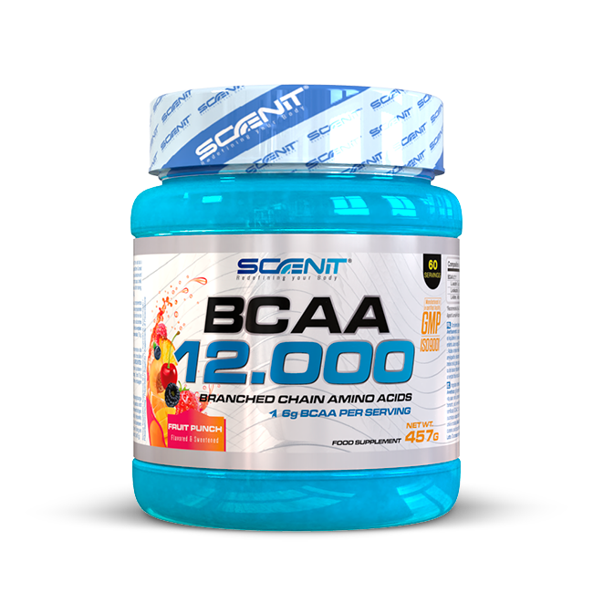 BCAA 12000 by Scenit - 457 g - Branched-chain amino acids powder BCAA 12000 by Scenit - 457 g - Branched-chain amino acids powder