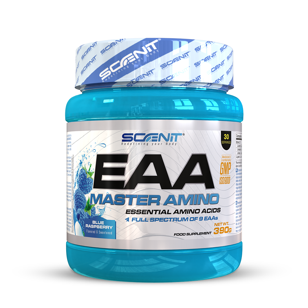 EAA Master Amino - 390 g - Aminoácidos esenciales, 9 EAAs en 2 increíbles sabores - Scenit Nutrition