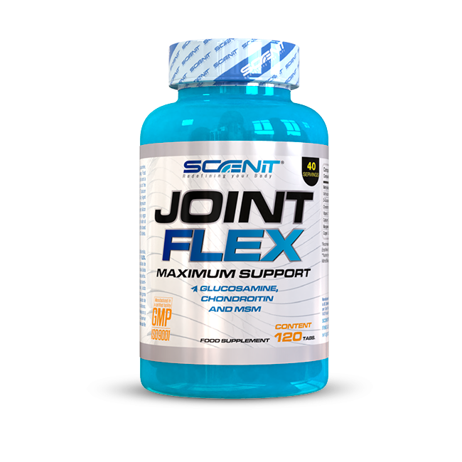 Joint Flex - 120 tabs - Glucosamina, condroitina, MSM y vitaminas para las articulaciones y los huesos - Scenit Nutrition