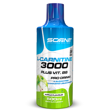 L-Carnitine 3000 + Vitamina B6 - 500 ml - 5 increíbles sabores - Scenit Nutrition