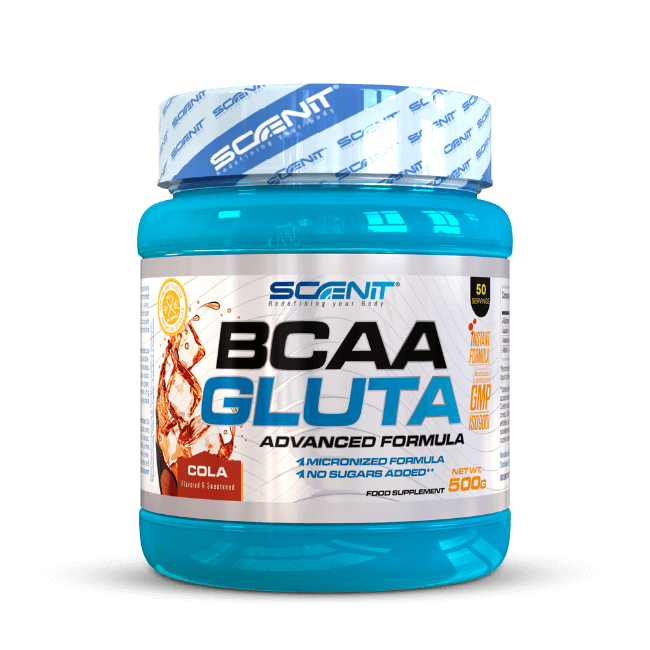 BCAA GLUTA (500 g and 1 kg) - Branched Chain Amino Acids powder, in 3 flavors