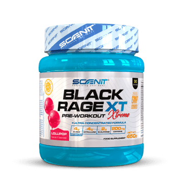 Black Rage Xtreme - 450 g - professional powerful pre-workout - Lollipop flavor