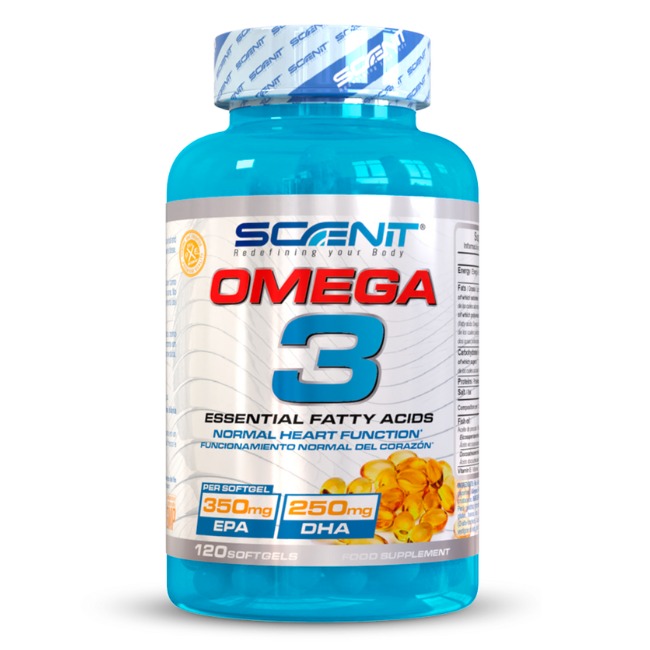 Omega 3 Premium + Vitamina E (2000 mg por dosis) - Alto contenido de 700 mg EPA, 500 mg DHA